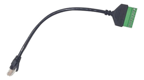 Adaptador Rj45 Macho A Clemas Borne Terminal Conector 8 Pin