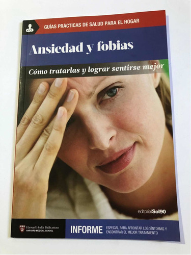 Libro Guías Prácticas De Salud - Ansiedad Y Fobias - Harvard
