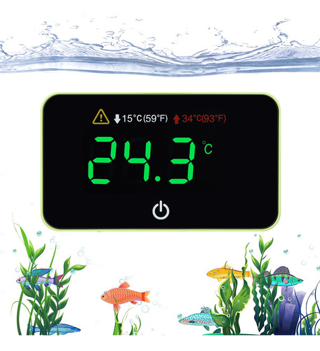 Termómetro Digital Para Acuario Marca Xyz Modelo Abc123 Color