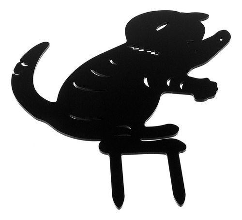 2025 Enchufe De Tierra Cat Silhouette Stake Cat Card