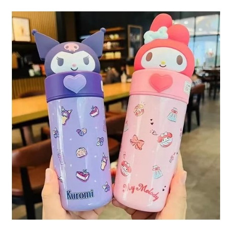 Botella térmica My Melody Premium de acero inoxidable de triple capa de 350 ml para niños