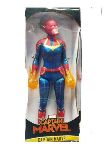 Capitán Capitana Marvel Muñeco Para Niño Y Niñas