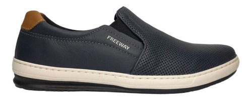 Zapatillas Hombre Panchas Cuero Microperforado Freeway Input