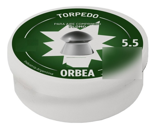 Balines Orbea Torpedo 1,20g Calibre 5,5 X 250 Unidades