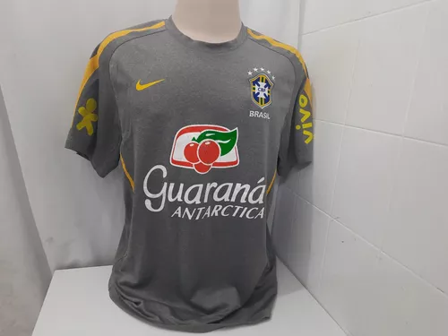 Camisa Seleção Brasileira Cinza Treino 2020 – Todos os Patrocínios