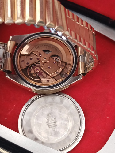 Reloj Omega Seamaster Automático Chapa De Oro Dorado Dorado Beige (Usado)