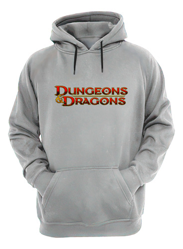 Dungeons And Dragons Logo Buzo Canguro Friki Tu Eres #4