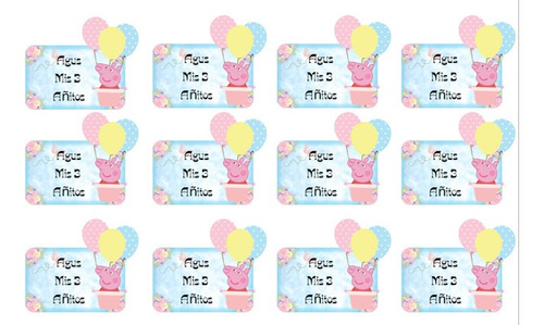 Imagen 4 de 10 de Candy Bar. Stickers Personalizados,separadores De Materias.