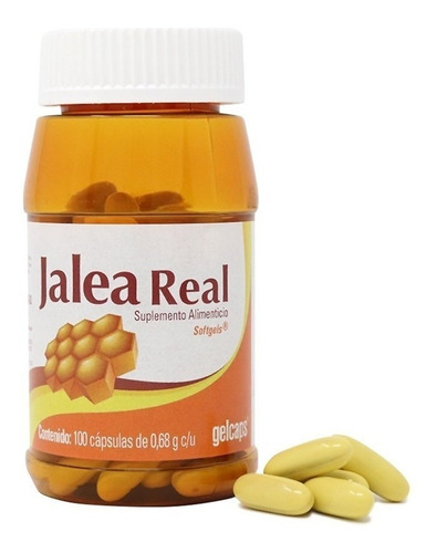 Jalea Real Con 100 Cápsulas Gelcaps 