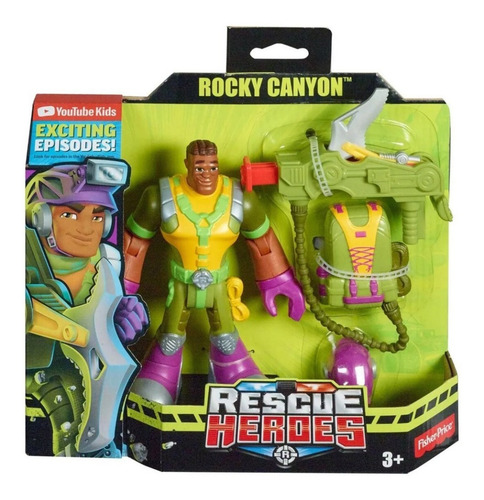 Rescue Heroes Pack 4 Figuras Fisher Price Original