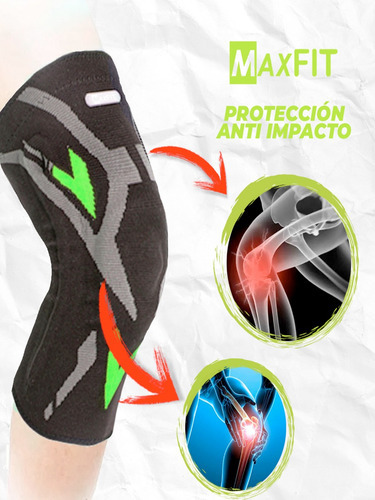 Par Rodillera Deportiva Compresión Protección Maxfit / Hx946
