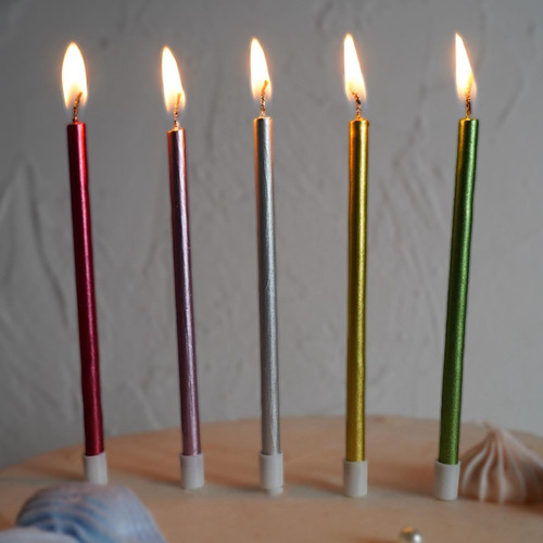 4 Paquete De 3-6 Velas De Cumpleaños, Adornos Para 4 Piezas
