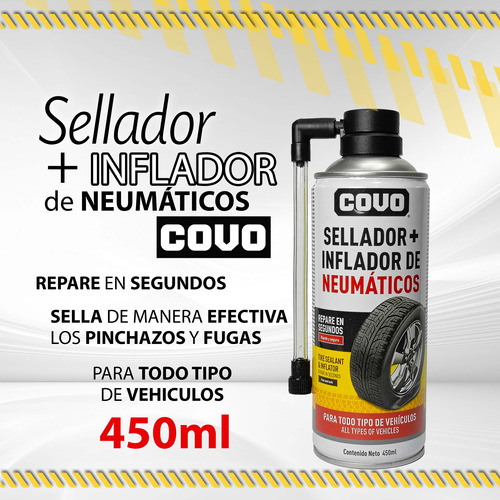 Sellador + Inflador De Neumaticos Covo (7-100) / 10482