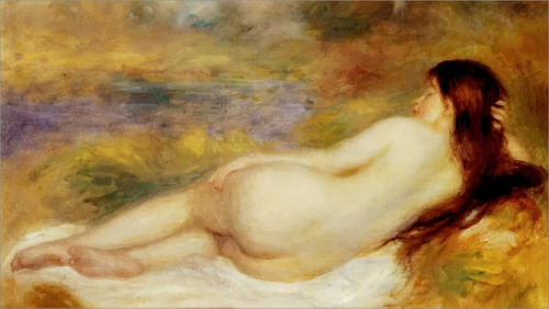Cuadros Hermosos Famosos- Mujeres- Desnudos Renoir 60x90