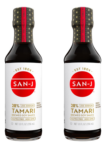 2pz Salsa San J Tamari Gluten Free 28% Less Sodium 296 Ml