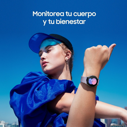 Smartwatch Samsung Galaxy Watch5 40mm Super Amoled Ip68 Color de la caja Blanco Color de la malla Gray Color del bisel Gray