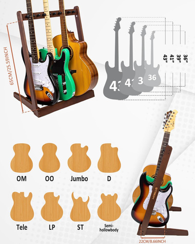 Strich Soporte De Guitarra Para MĂșltiples Guitarras, Estante