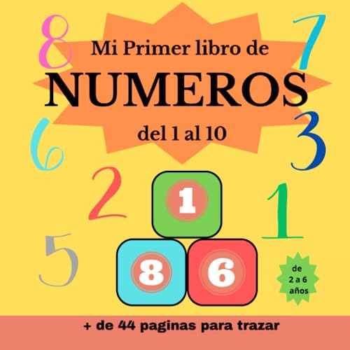 Mi Primeros Libro De Numeros Del 1 Al 10: | Grafo Motricidad