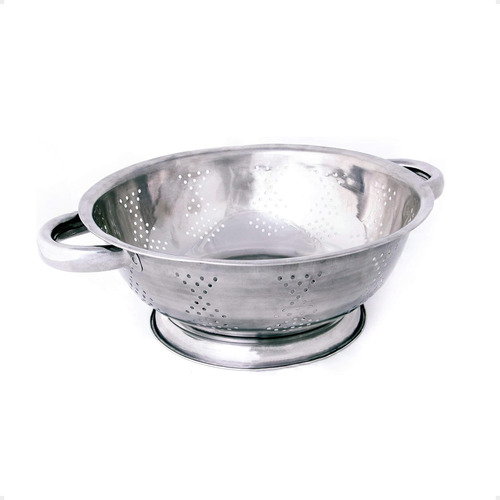 Colador Pastas Colapasta Acero Inoxidable 24 Cm Con Asas