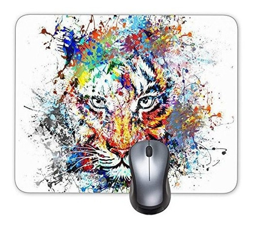 Progresa Tinta Tigre Pintura Fondo De Mouse Mouse Pad Obra D