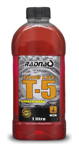 Fluido Para Radiador Radnaq Long Life T-5 Concentrado Rosa