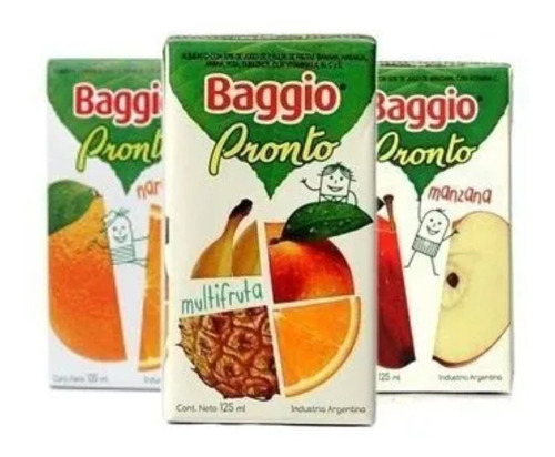 Jugos Baggio Mini X 125 Ml X 18 U - Delipop 