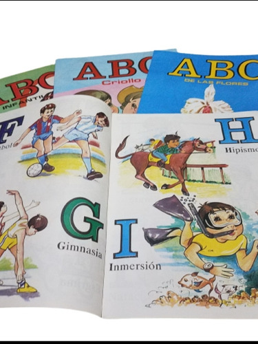 Imagen 2 de 2 de Cartillas Escolares Abc X 4 Unidades.