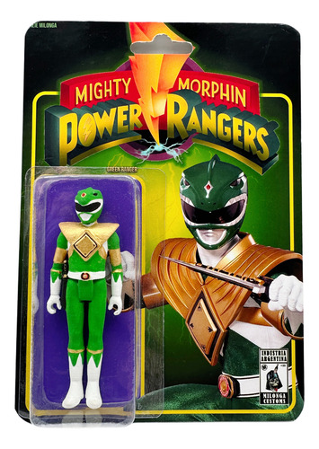 Power Ranger Verde Green Figura Muñeco Coleccion Tommy