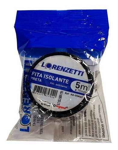 Kit 100 Fita Isolante Lorenzetti 5 M Antichama Eletricidade 