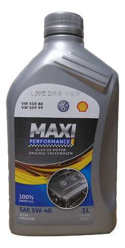 Óleo Motor Vw Maxi Performance 5w40 508 509 Api Sn