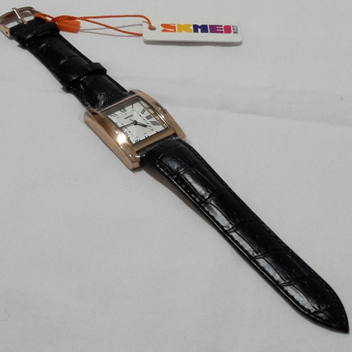 Relógio Skmei De Luxo Modelo 1085 Original Pulseira Couro