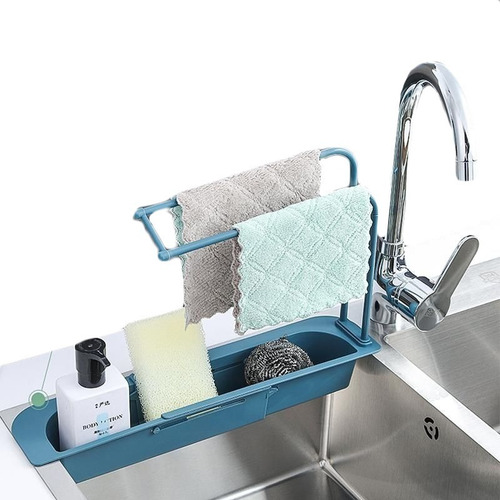 . Organizador Cocina Toallero Lavabo Fregadero Fibra Jabon