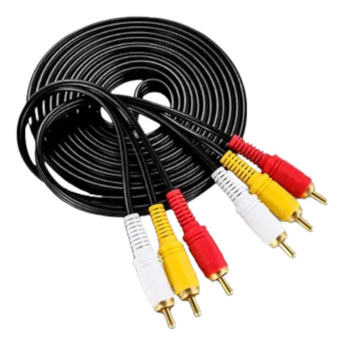 Cable De Audio Y Video Marca Tm 3x3 Medida De 5 Metros