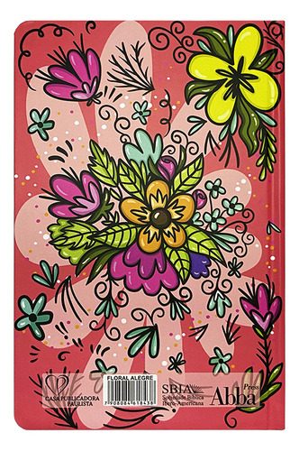 Bíblia Sagrada King James Atualizada | Slim | Letra Normal | Capa Dura | Floral Alegre, De King James Atualizada. Editorial Cpp, Tapa Dura En Português