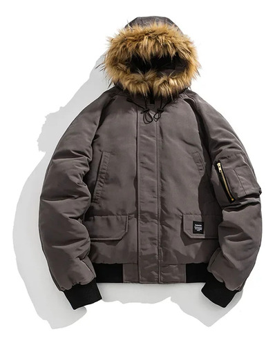 Chaqueta Cálida De Invierno Con Capucha Acolchada De Algodón Para Hombre, Casual, Unisex