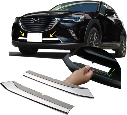 Moldura De Parrilla Inferior Para Mazda Cx3 2016 - 2019