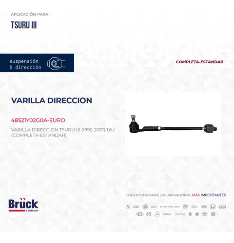 Varilla Dir Tsuru Iii (std) (completa) /v