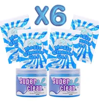 Comprar Set 6pz Gel Limpiador Carros Celular Teclados Slime Colores