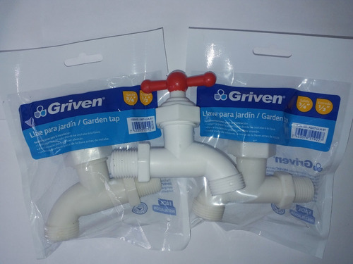 Llave De Chorro 1/2  Griven Pvc