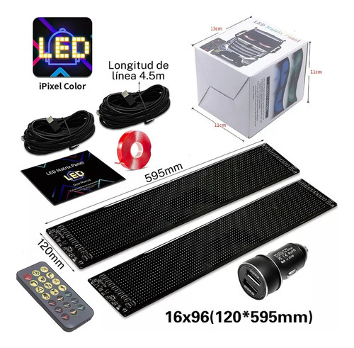 Pantalla Led Con Luz De Ojos De Ángel, 2 Unidades/kit (12 X