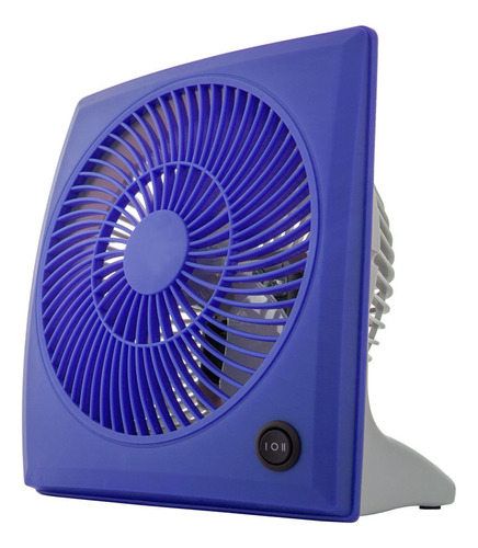 Ventilador De Mesa Westminster 18 Cm, 35w, Cuadrado, Azul Cantidad De Aspas 3