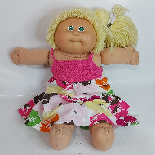 Muñeco Cabbage Patch Coleco 1983 40cm Rubia