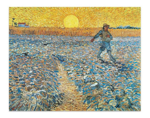 Cuadro Canvas Fine Art El Sembrador Van Gogh 64x80 M Y C