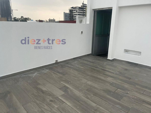 Venta Depa Nuevo Con Terraza San Miguel Chapultepec