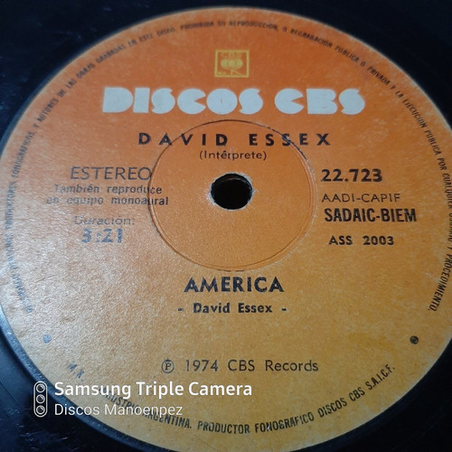 Simple David Essex Discos Cbs C20