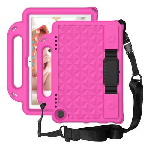 Funda Eva Rosada Para Amazon Kindle Fire Hd7 2019/2017/2015