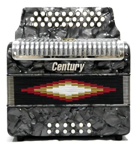 Acordeon Botones Sol Gris C3012gp Century Inmediato