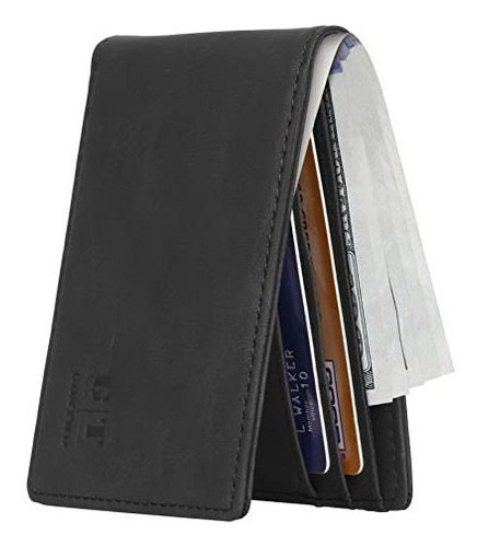 Gostwo Mens Slim Minimalist Front Pocket Wallet 6xgvs
