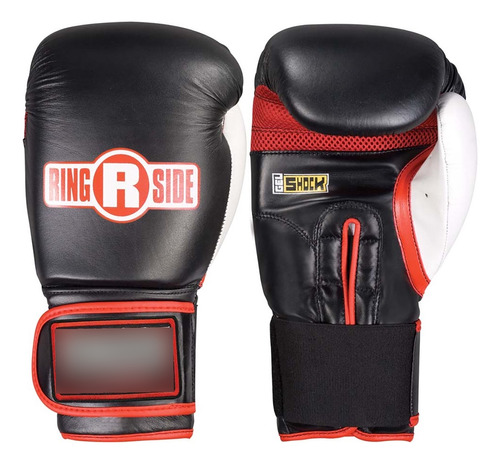 Ringside Guantes De Boxeo Gel Shock Super Bag, Color Negro,.