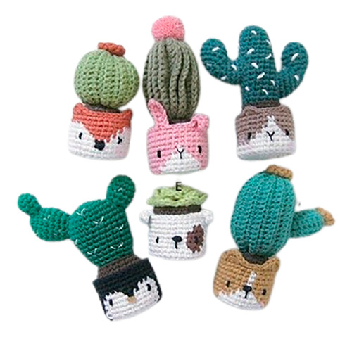 Amigurumis Pequeños Cactus Patron Crochet